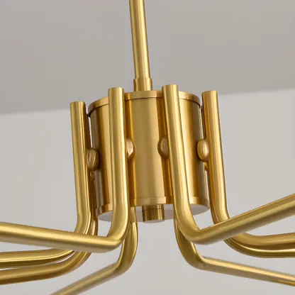 Modern Glass Globe Chandelier Adjustable Hanging Length Image - 24