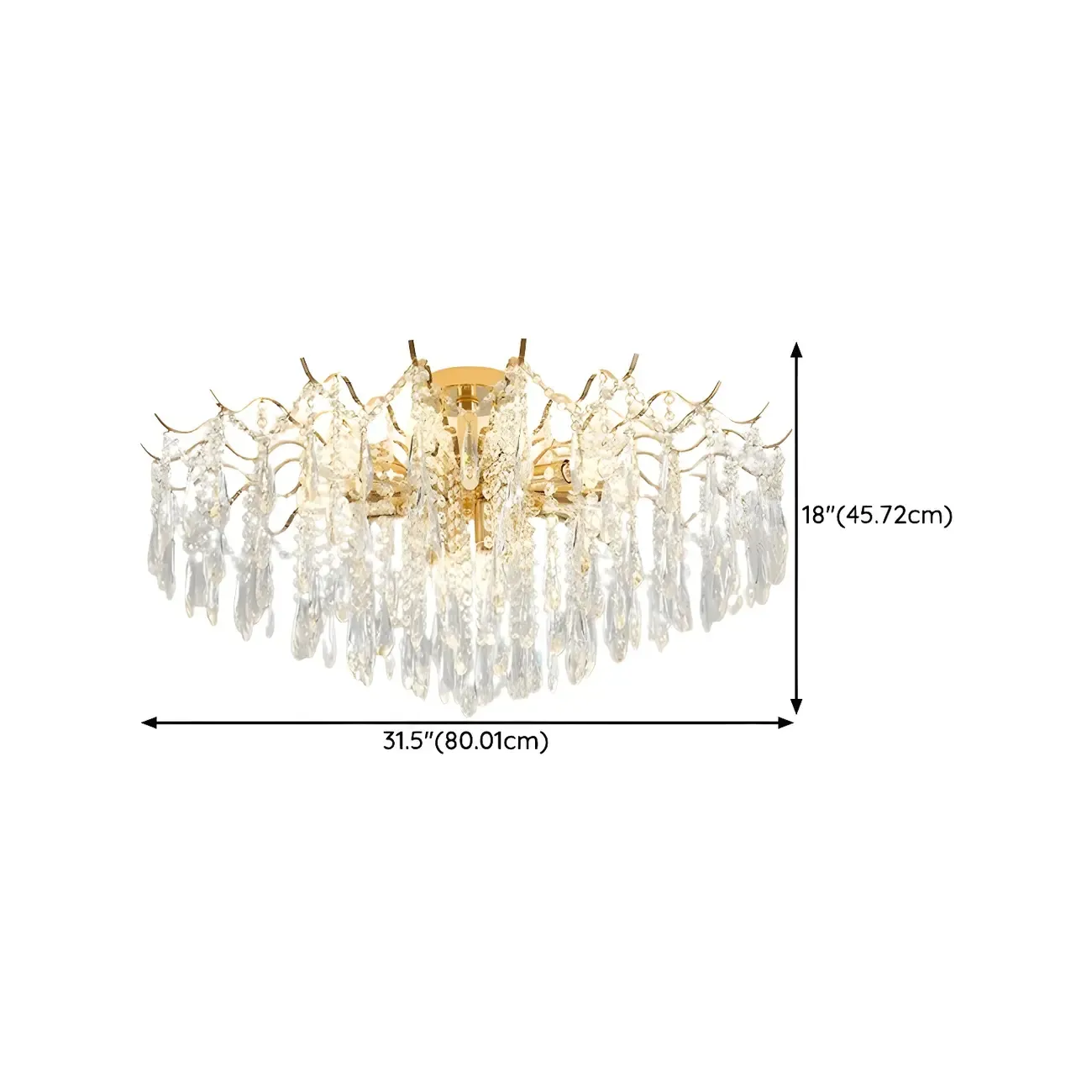 Multi-Light Luxury Crystal Chandelier with Elegant Design Image - 30