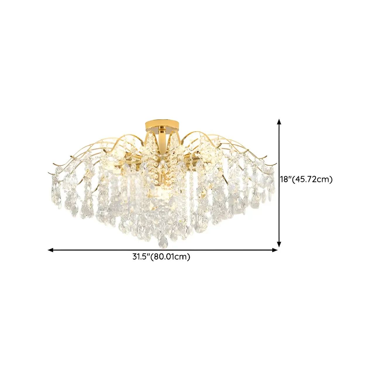 Multi-Light Luxury Crystal Chandelier with Elegant Design Image - 31