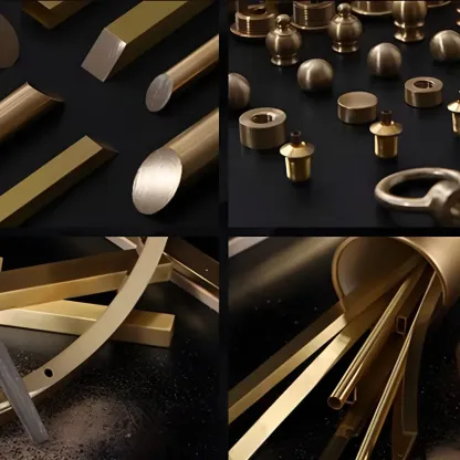 Brass Geometric Island Pendant Light with Glass Floral Shape Image - 8