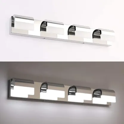 Bathroom Vanity Wall Lights Over Mirror with Lampshade  Image - 12