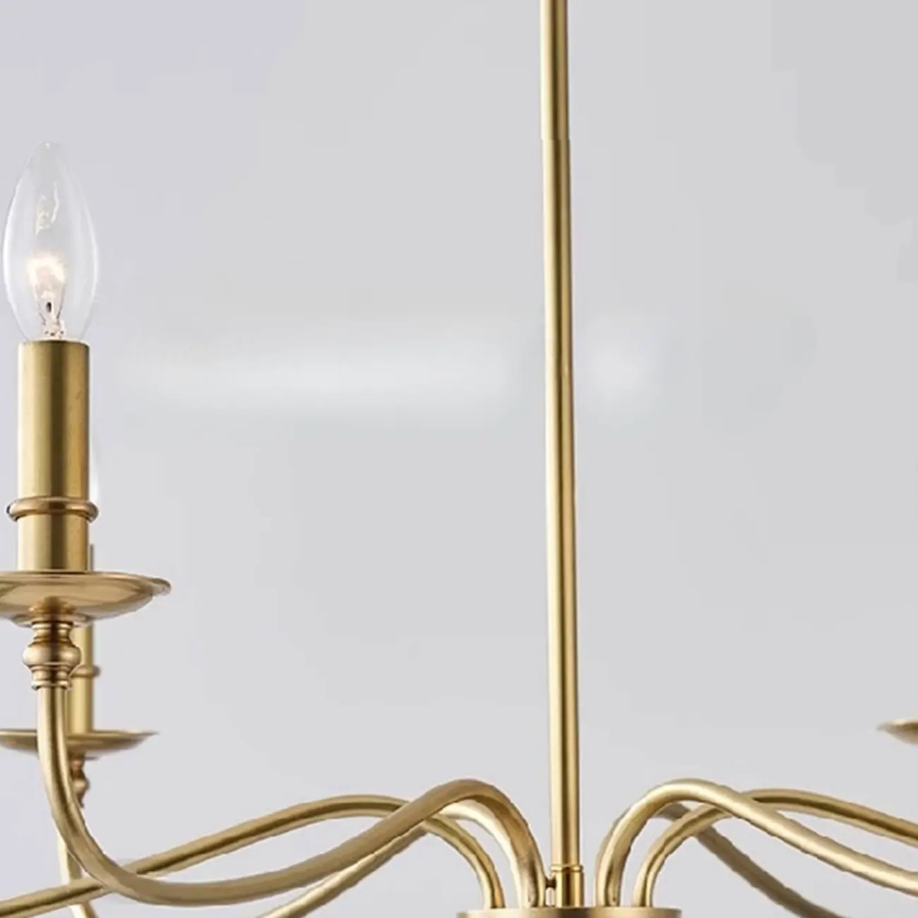 8-Light Vintage Elegant Candle Chandelier for Living Room Image - 13 | homeyfad