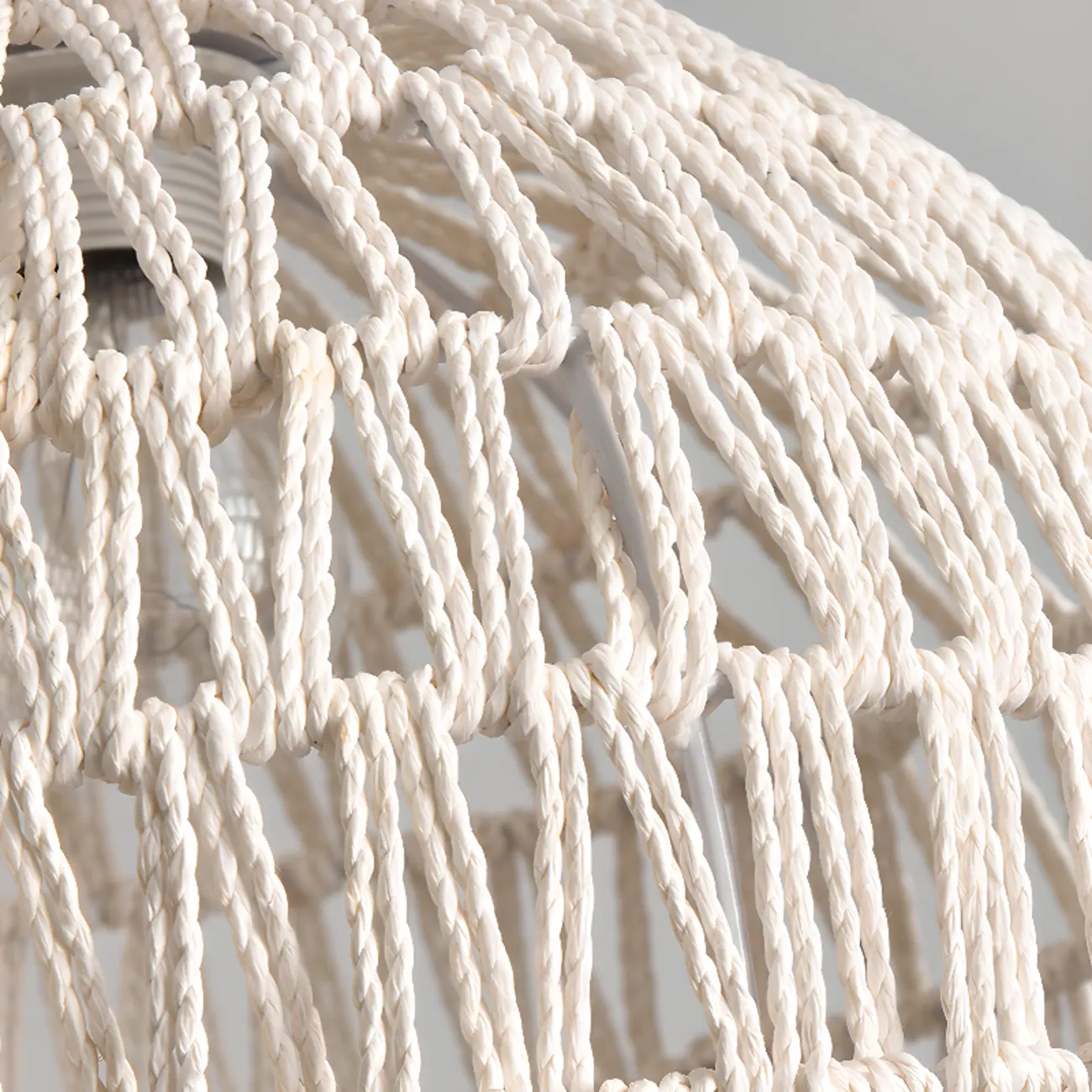 Natural Rattan Dome Pendant Lamp for Living Room Image - 12 | homeyfad