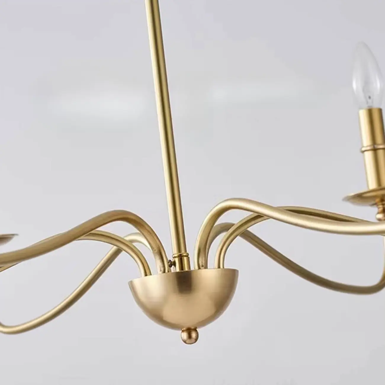 8-Light Vintage Elegant Candle Chandelier for Living Room Image - 14 | homeyfad