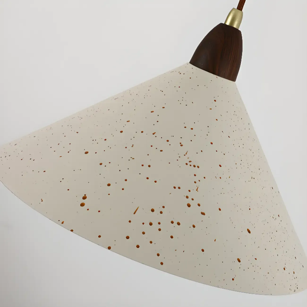 Modern White Iron Cone Pendant Lamp for Living Room Image - 8