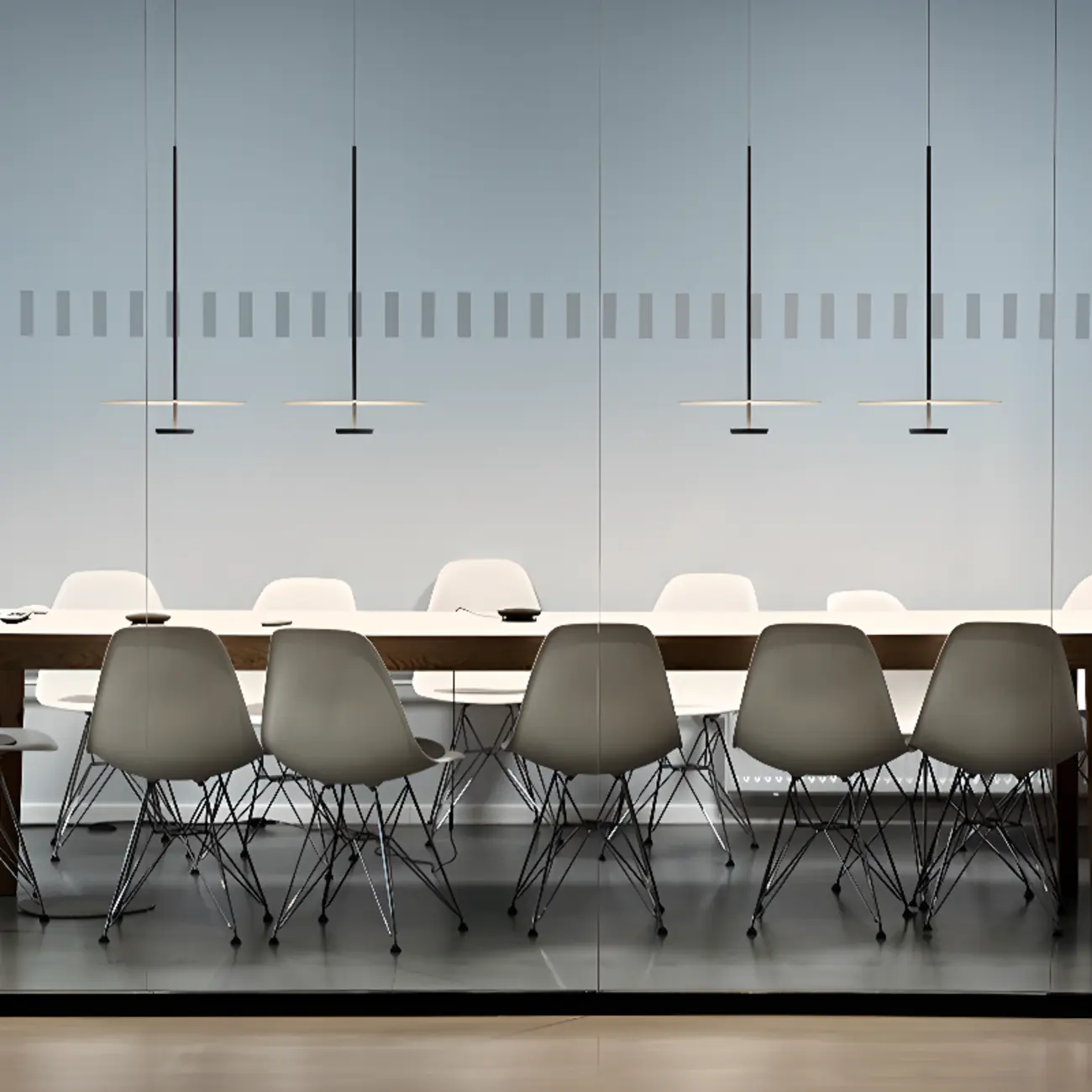 Sleek LED Minimalist Disc Shape Pendant Light for Dining Room Decor Image - 4 | homeyfad