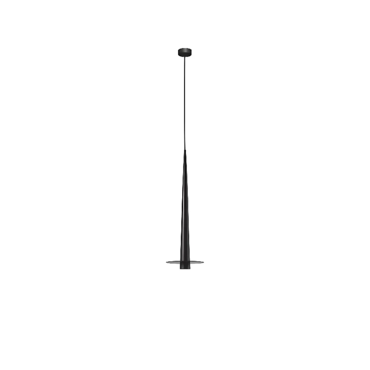Sleek LED Minimalist Disc Shape Pendant Light for Dining Room Decor Image - 6