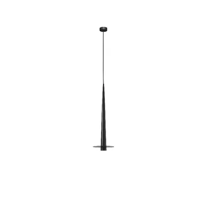 Sleek LED Minimalist Disc Shape Pendant Light for Dining Room Decor Image - 6