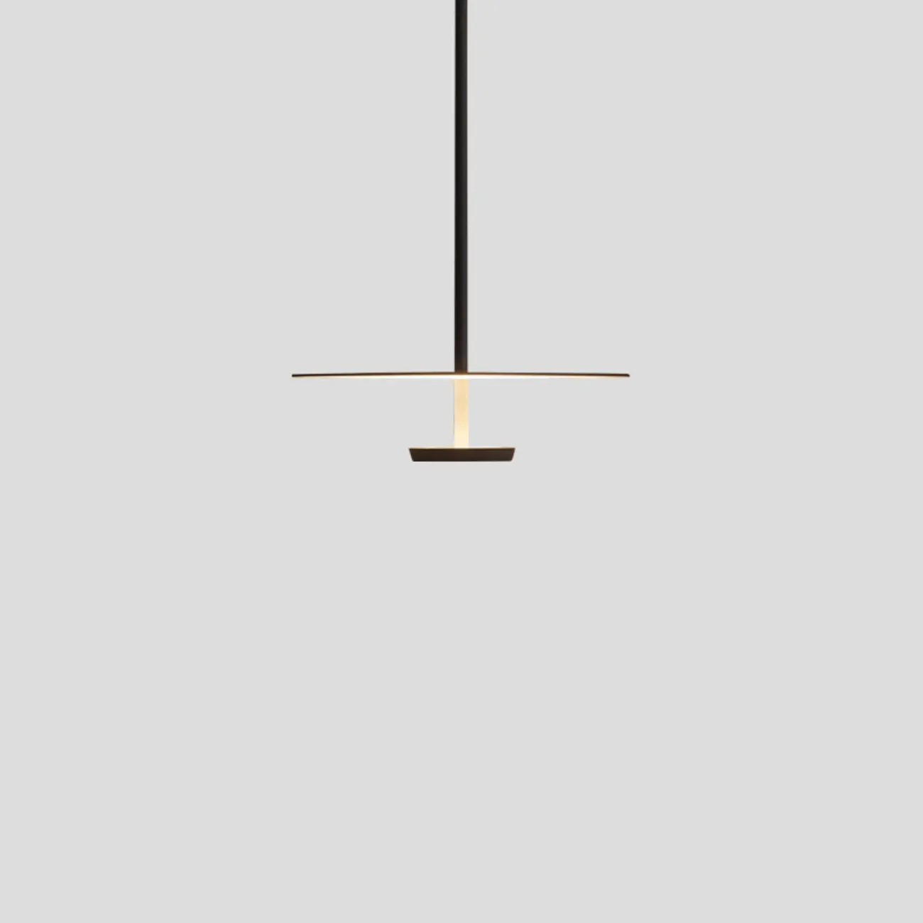 Sleek LED Minimalist Disc Shape Pendant Light for Dining Room Decor Image - 7 | homeyfad