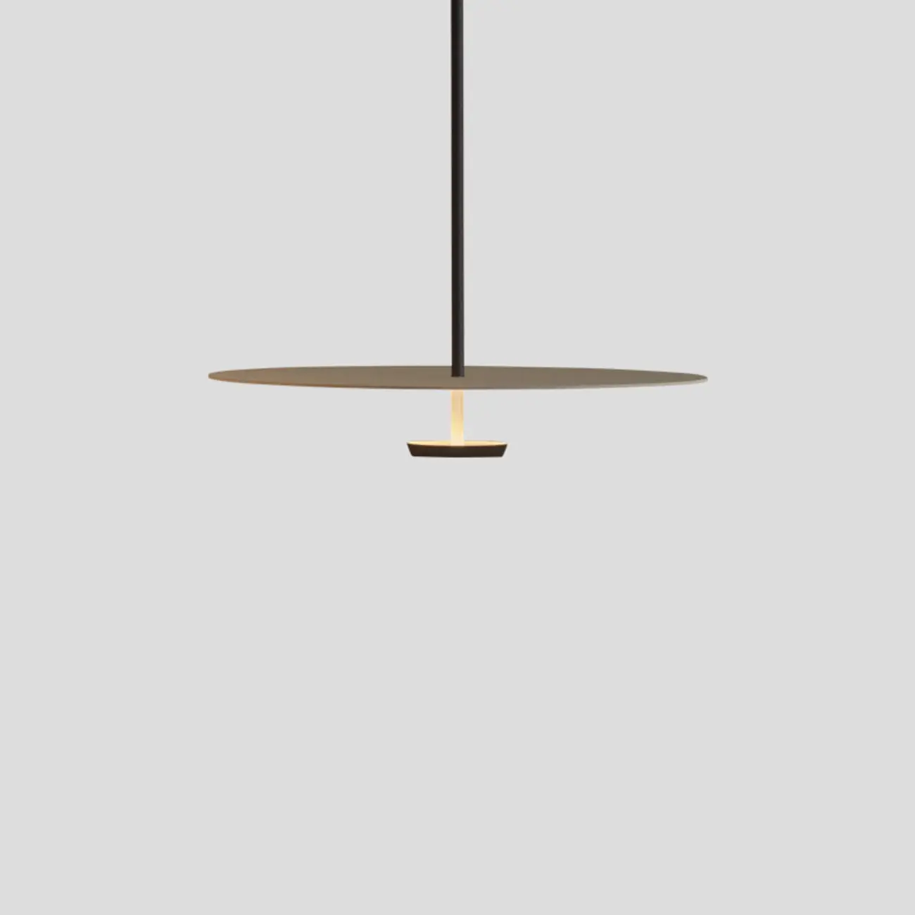 Sleek LED Minimalist Disc Shape Pendant Light for Dining Room Decor Image - 8 | homeyfad