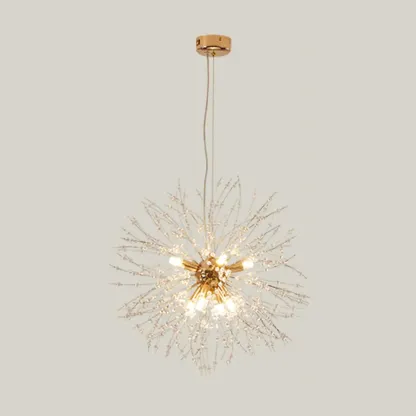 Luxury Crystal Chandelier Starburst with Flexible Length Image - 2