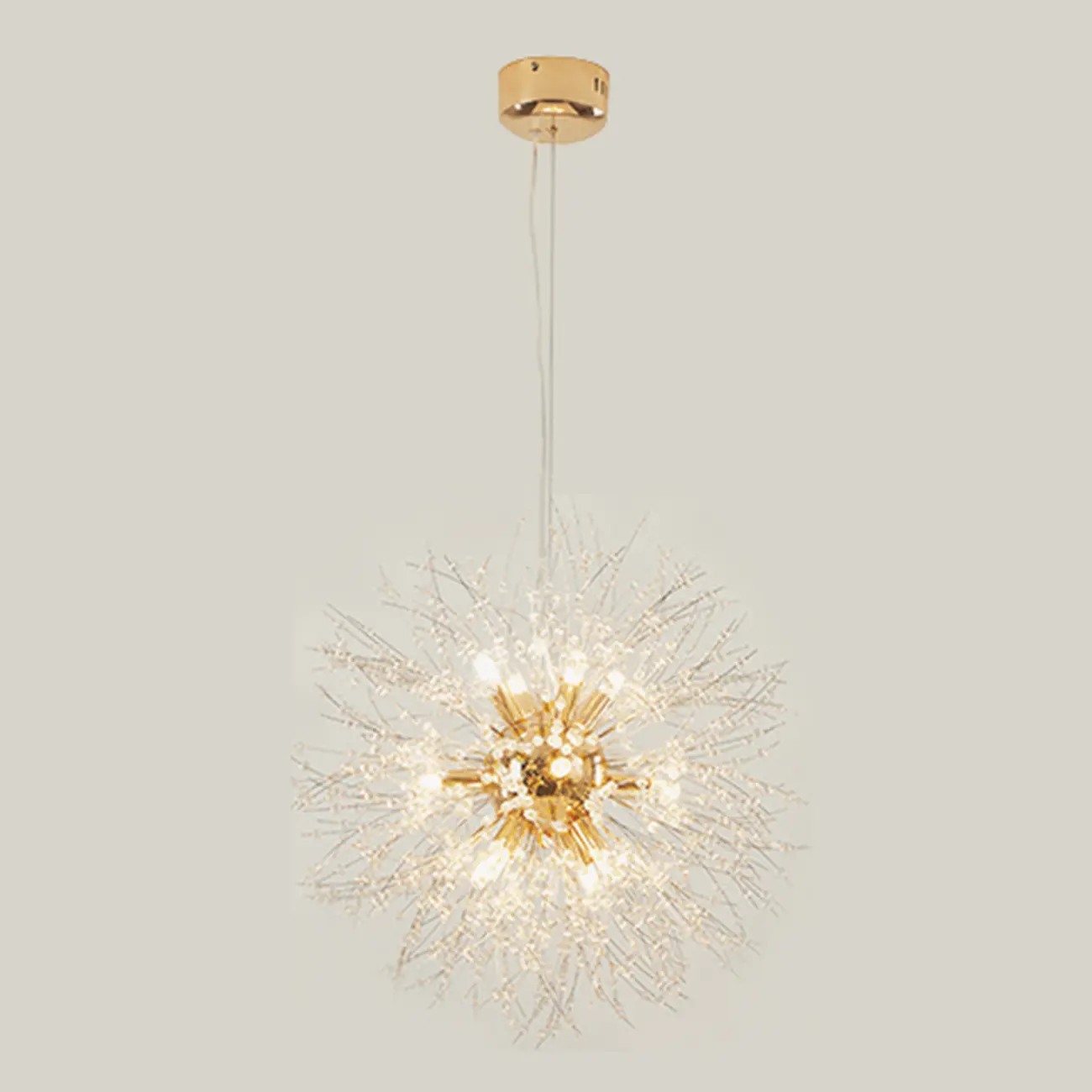Luxury Crystal Chandelier Starburst with Flexible Length Image - 3 | homeyfad