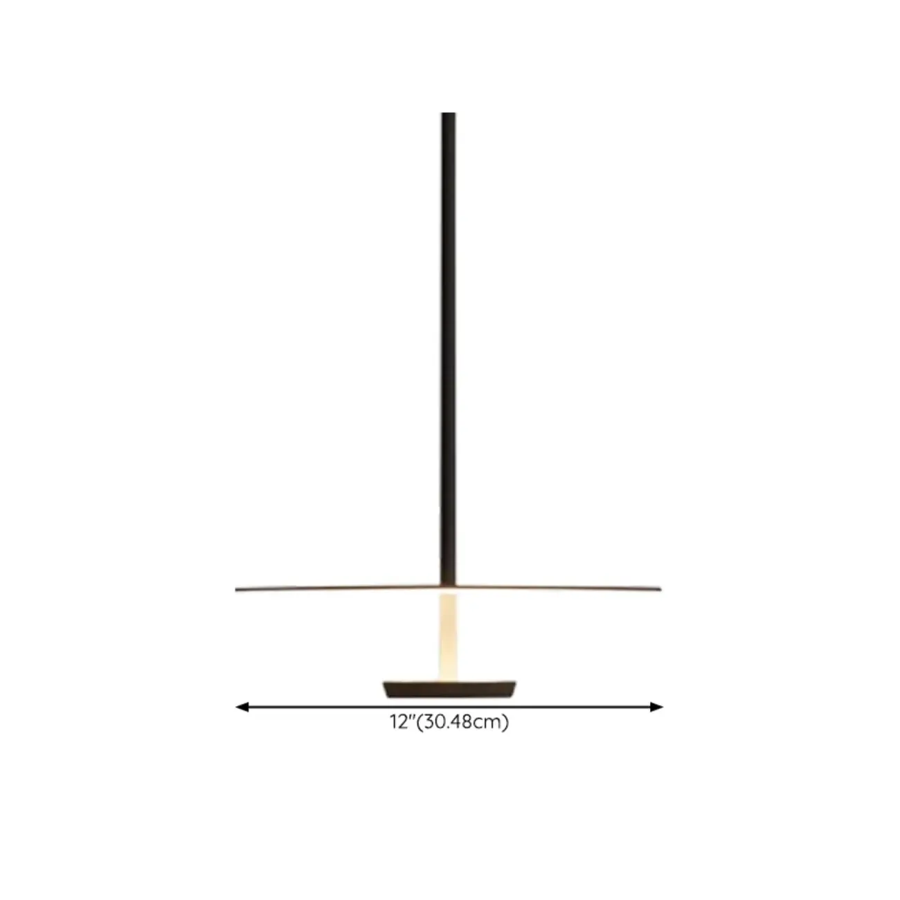 Sleek LED Minimalist Disc Shape Pendant Light for Dining Room Decor Image - 15