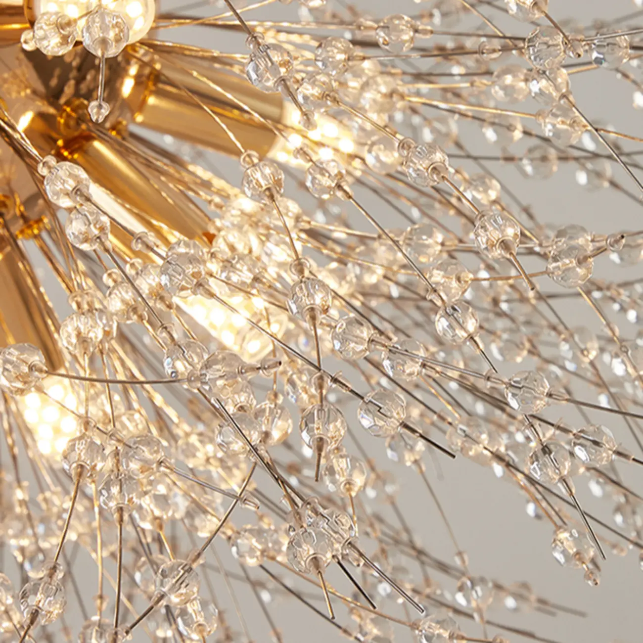 Luxury Crystal Chandelier Starburst with Flexible Length Image - 9 | homeyfad
