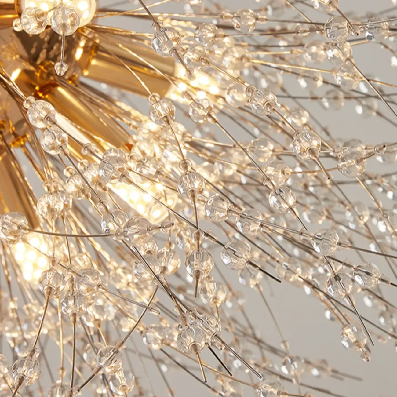 Luxury Crystal Chandelier Starburst with Flexible Length Image - 9