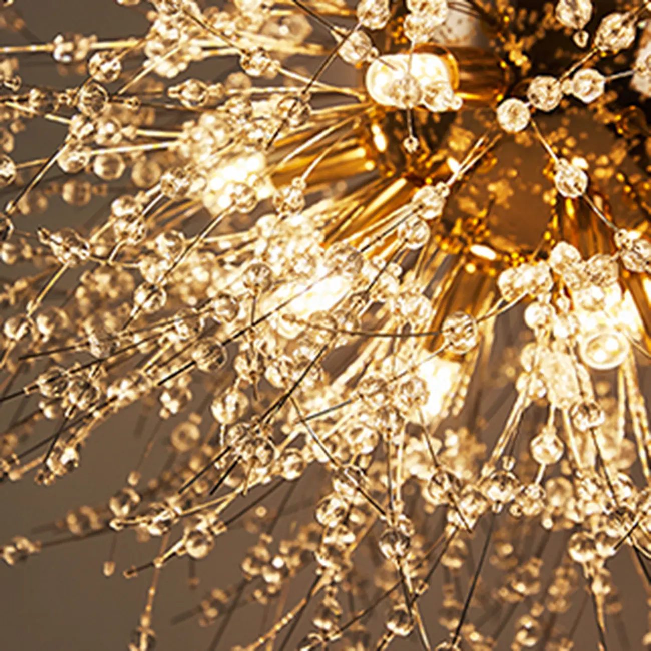 Luxury Crystal Chandelier Starburst with Flexible Length Image - 10 | homeyfad