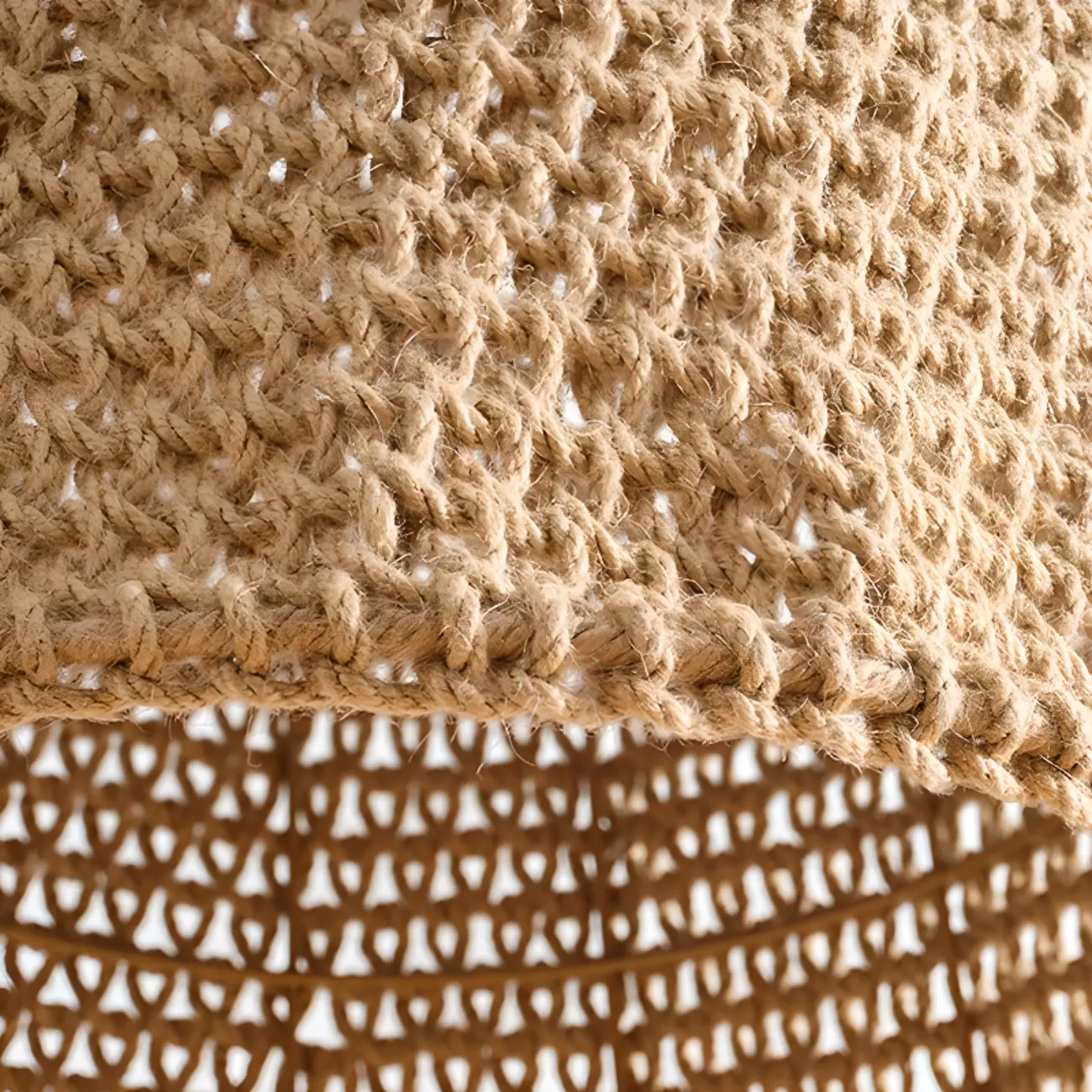 Country Style Rattan Cage Shaped Pendant Light for Living Room Image - 10 | homeyfad