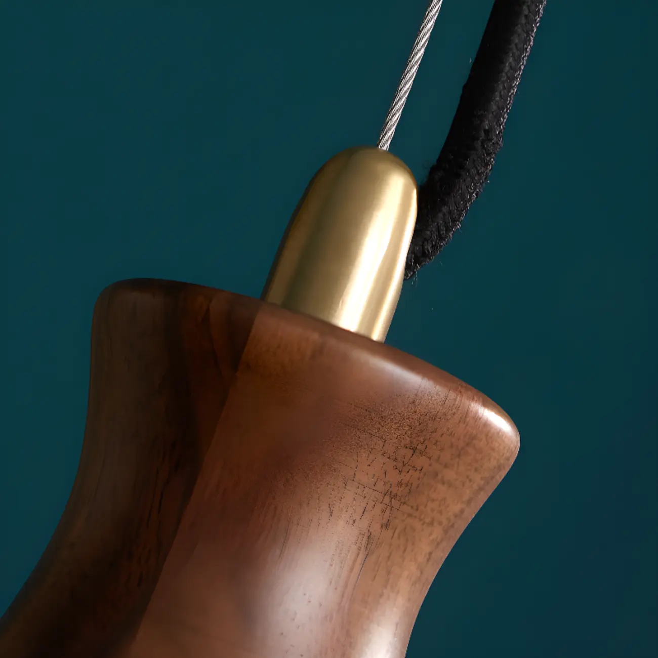 Vintage Brown Reeded Glass Lampshade Pendant Light for Home Decor Image - 11 | homeyfad