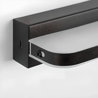 Modern LED Vanity Light Bar for Bathroom with White Shade Image - 14