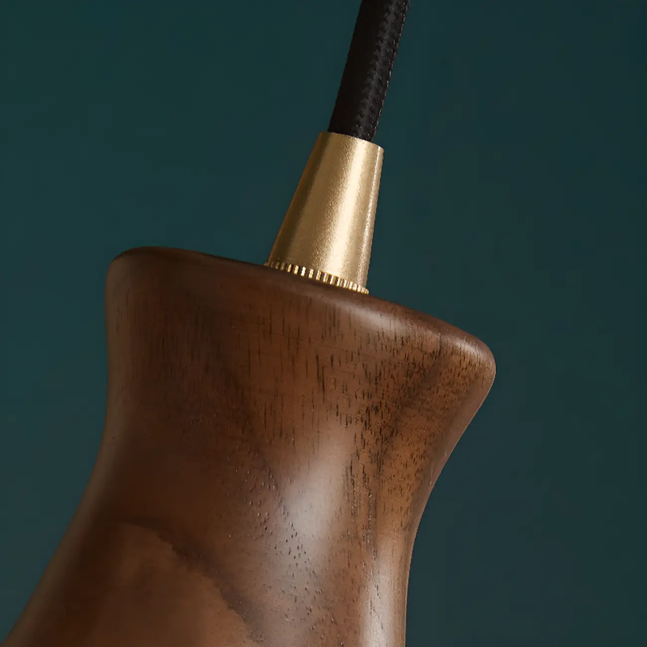 Vintage Brown Reeded Glass Lampshade Pendant Light for Home Decor Image - 12 | homeyfad