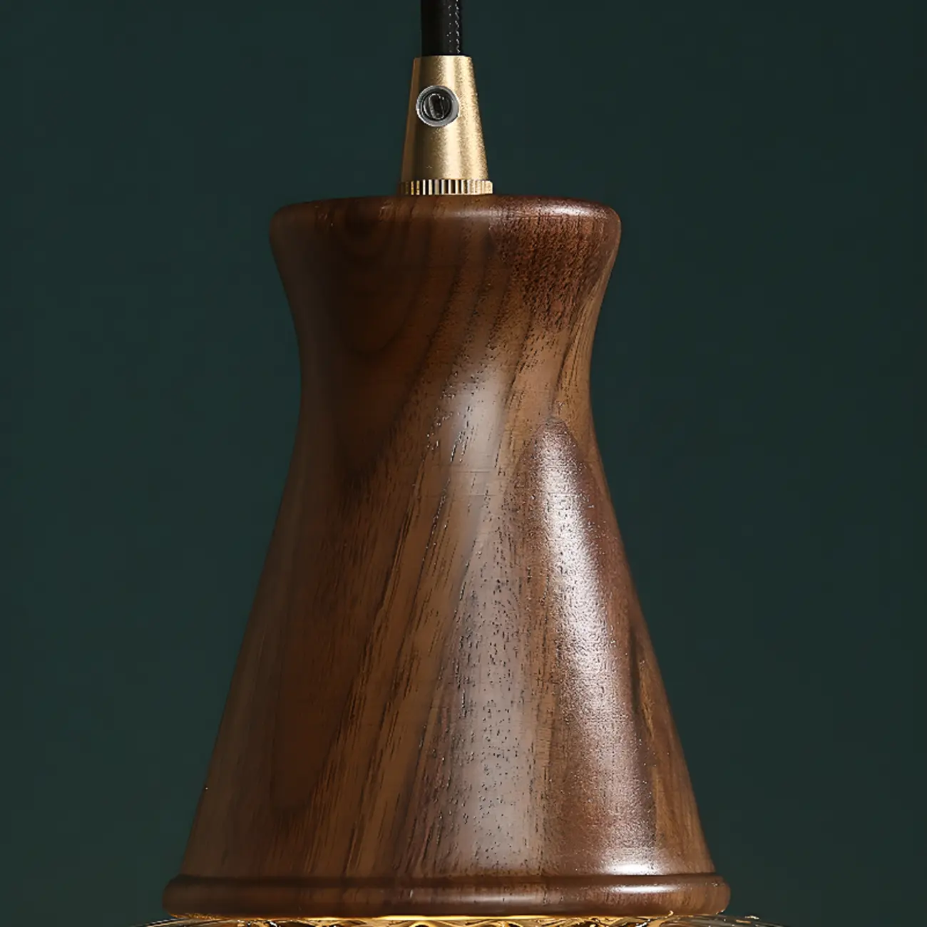 Vintage Brown Reeded Glass Lampshade Pendant Light for Home Decor Image - 13 | homeyfad