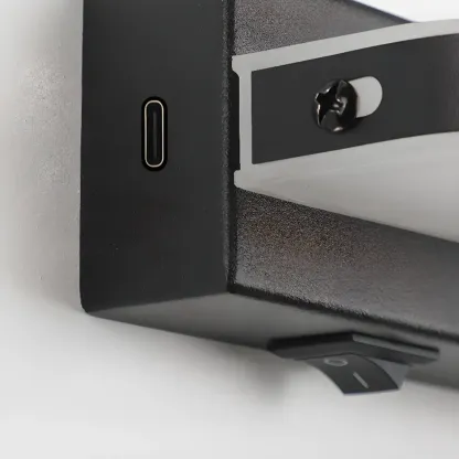 Modern LED Vanity Light Bar for Bathroom with White Shade Image - 15