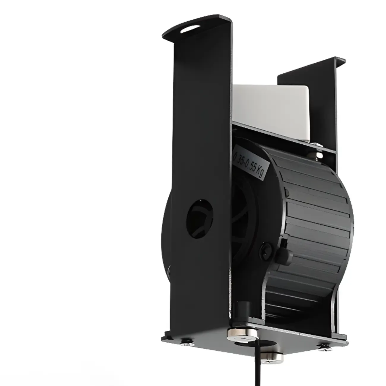 Minimalist Black LED Bedside Pendant Lamp with Long Adjustable Line Image - 7