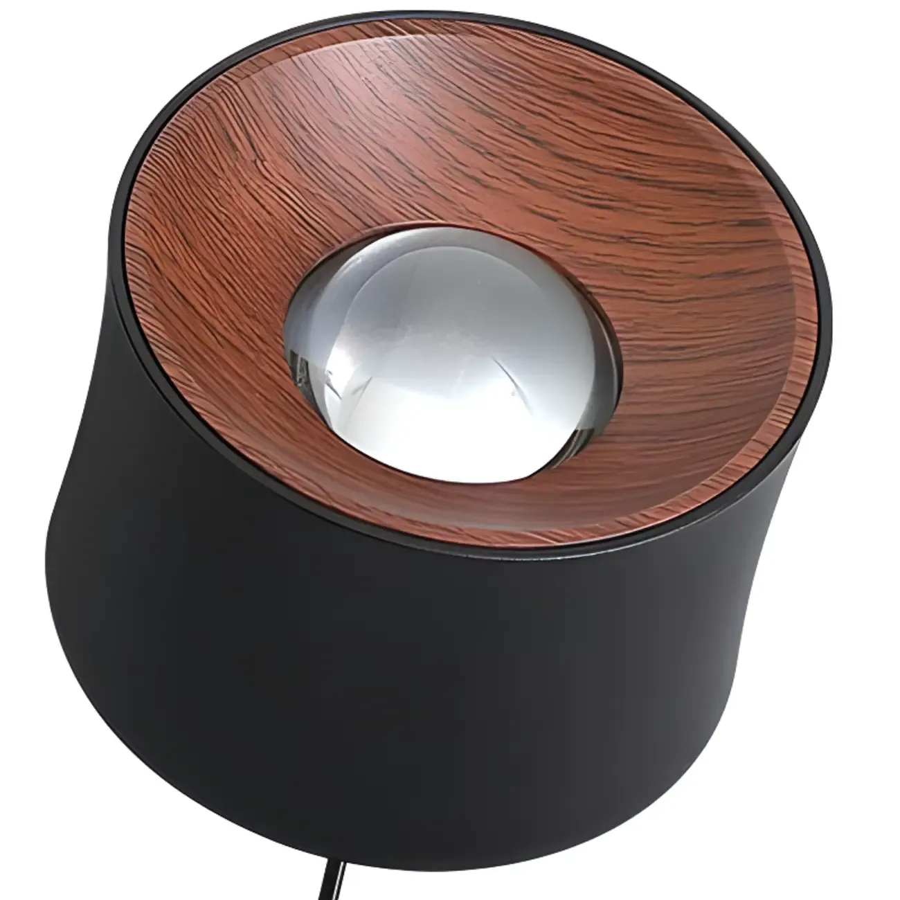 Minimalist Black LED Bedside Pendant Lamp with Long Adjustable Line Image - 8