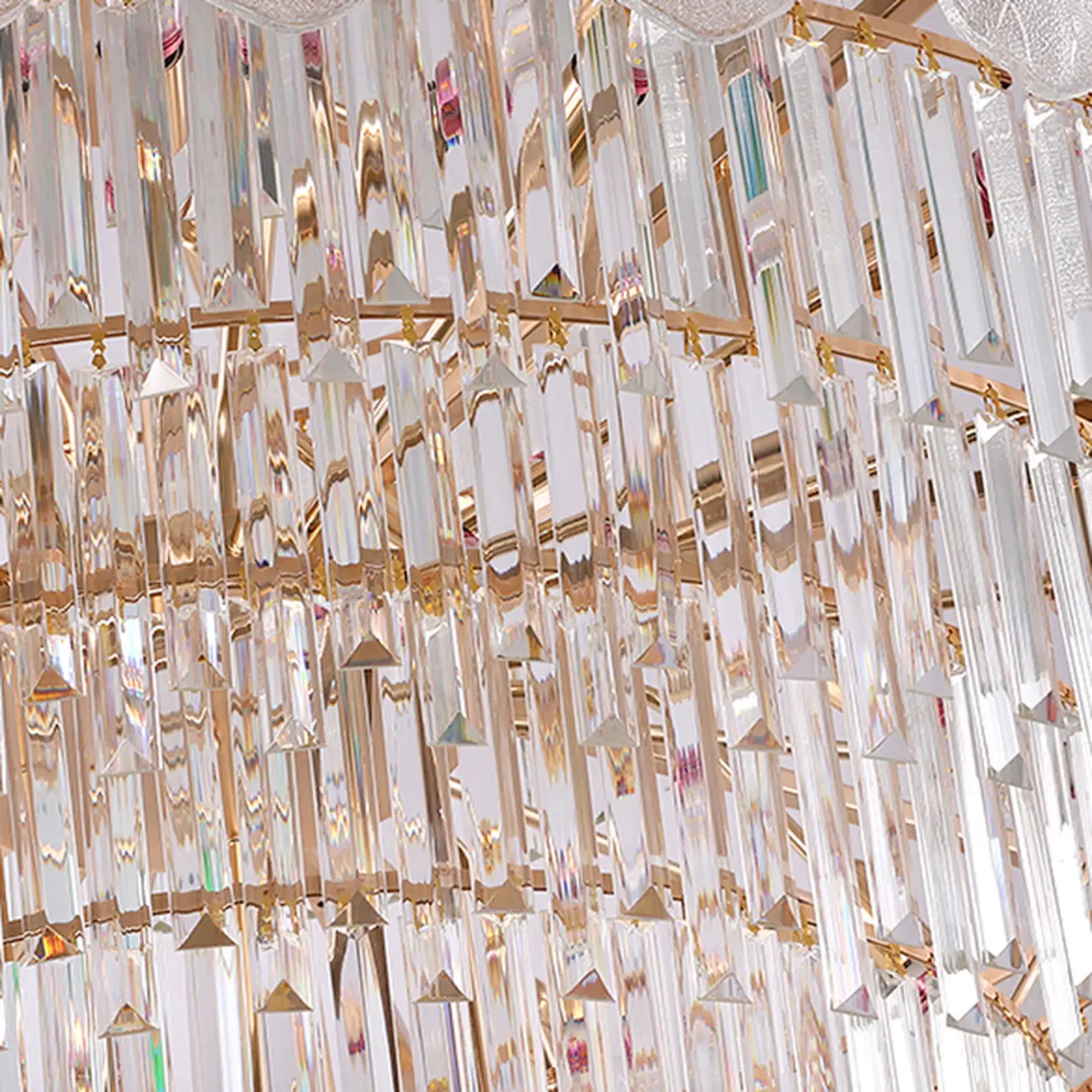 Luxury Crystal Round Chandelier with Elegant Tiered Design Image - 17 | homeyfad