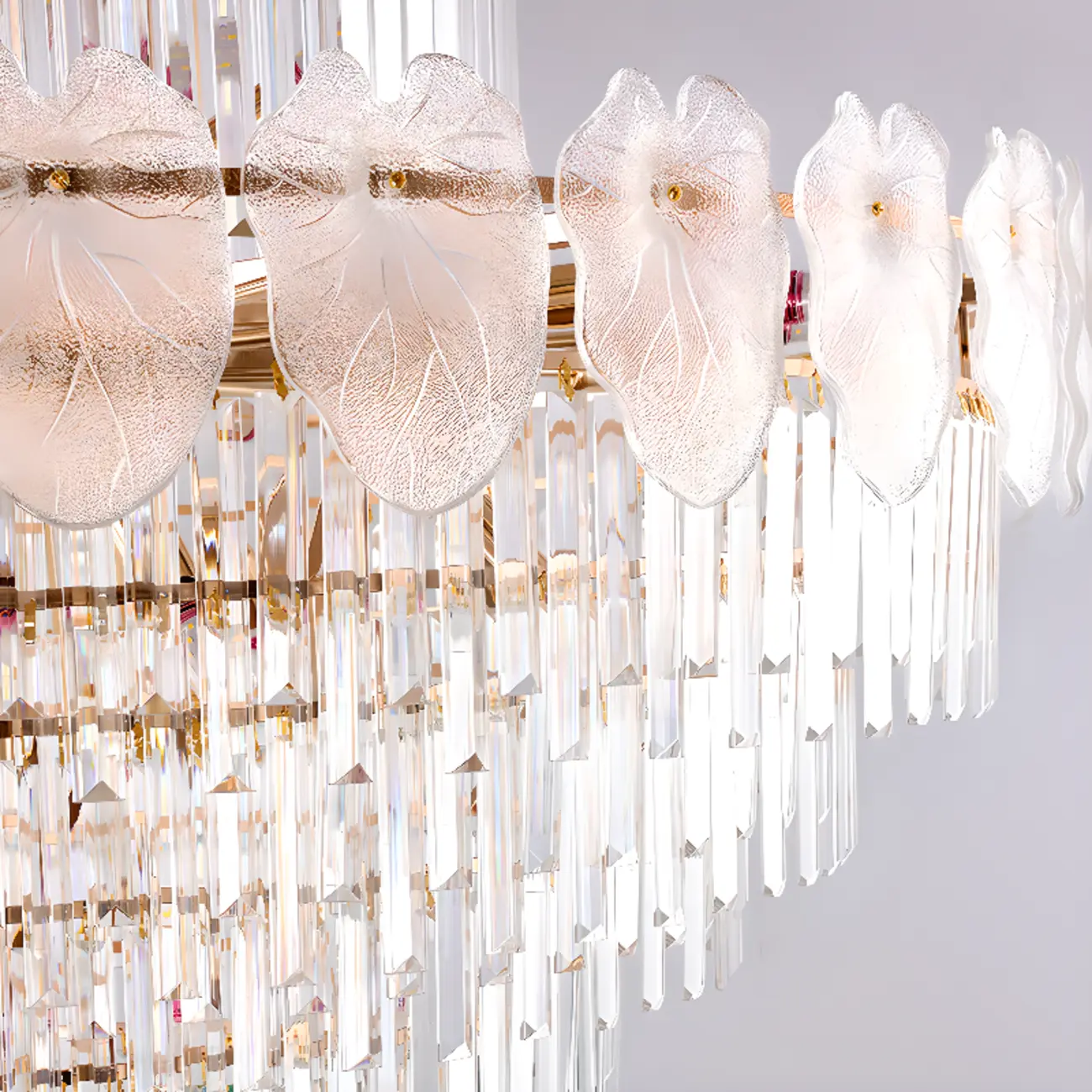 Luxury Crystal Round Chandelier with Elegant Tiered Design Image - 21 | homeyfad