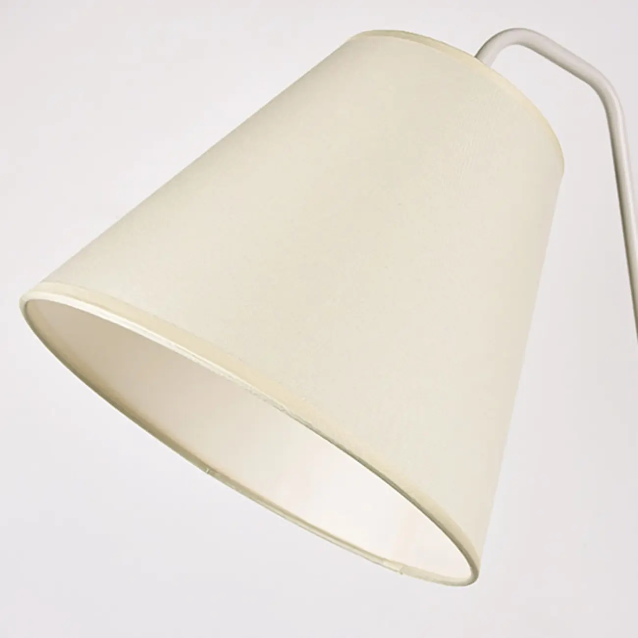Metal Fabric Shade Floor Lamp with Tripod Table for Living Room Image - 10 | homeyfad
