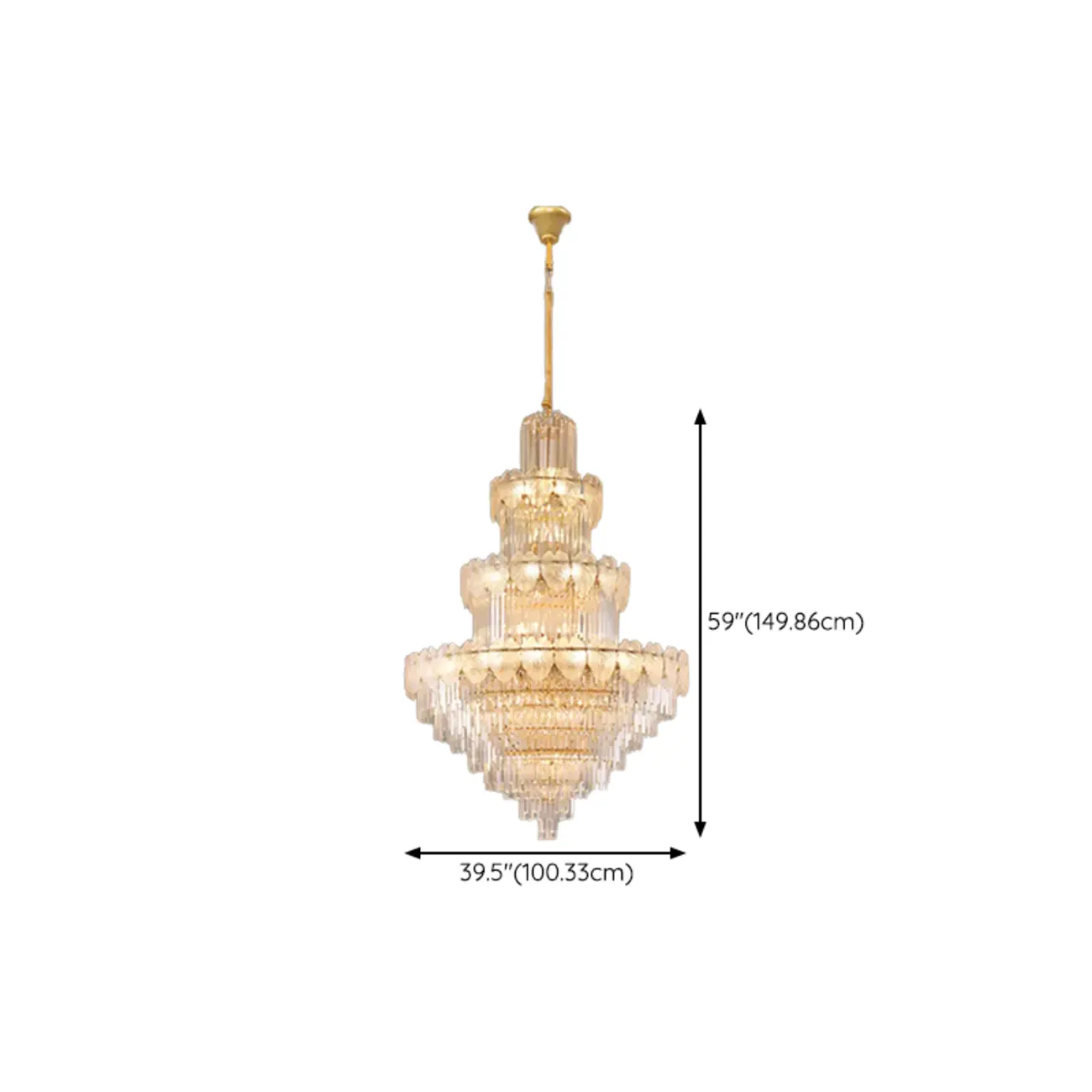 Luxury Crystal Round Chandelier with Elegant Tiered Design Image - 23 | homeyfad