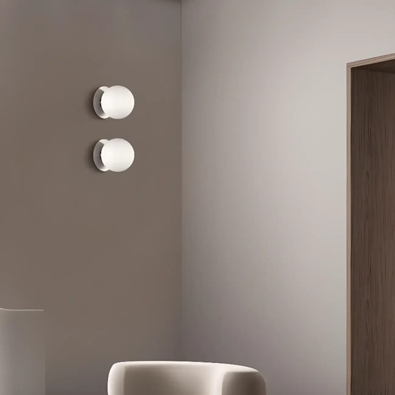 Modern Wall Mounted Vanity Lights with Unique Ball Design Image - 6