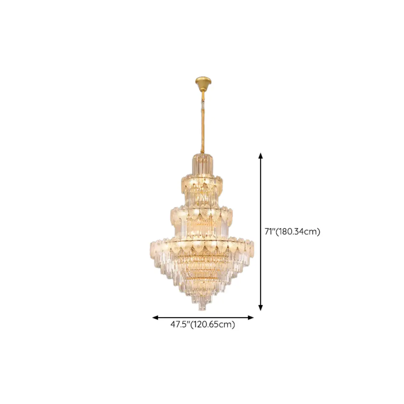 Luxury Crystal Round Chandelier with Elegant Tiered Design Image - 24 | homeyfad