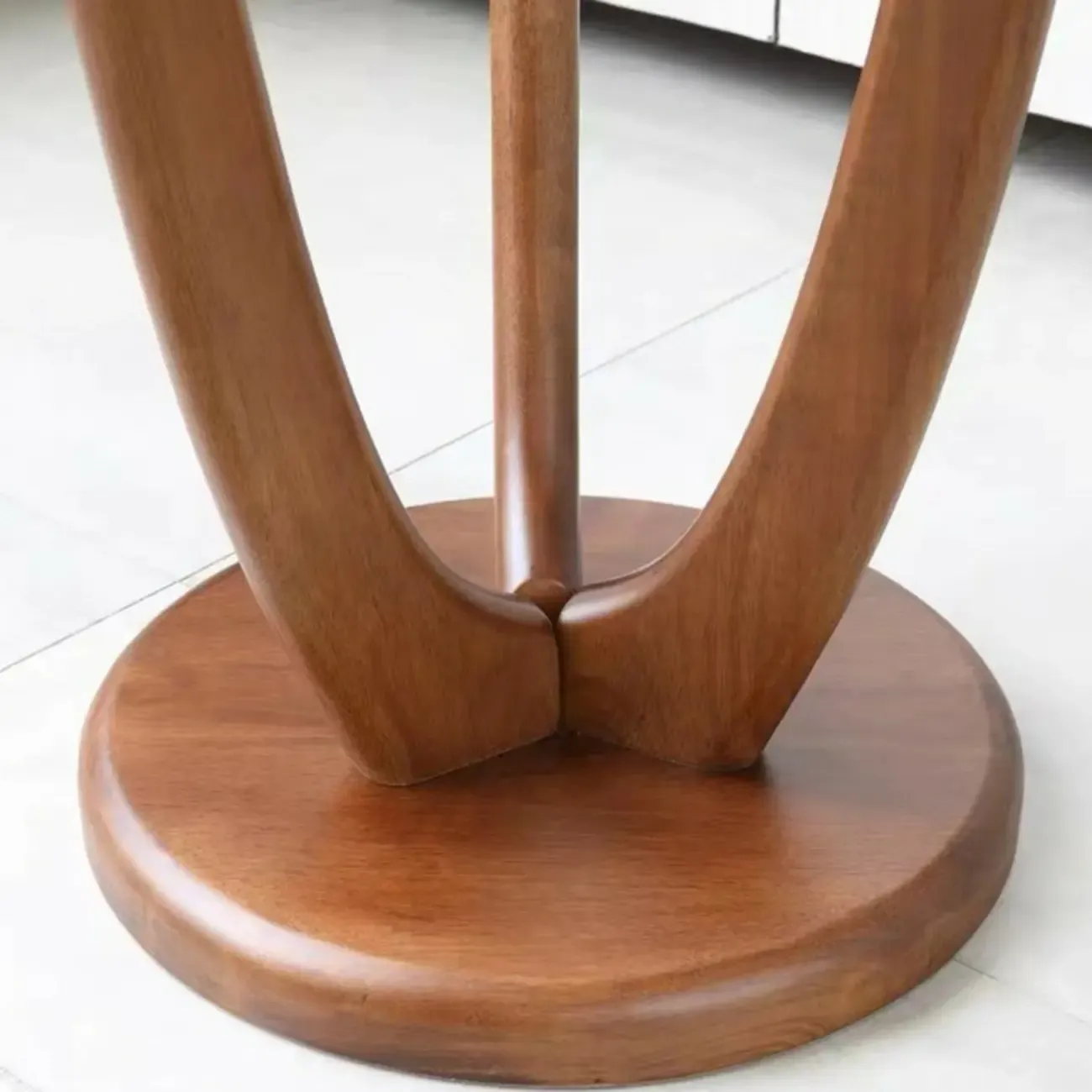 Modern Brown Freestanding Hall Tree with Hooks Image - 6