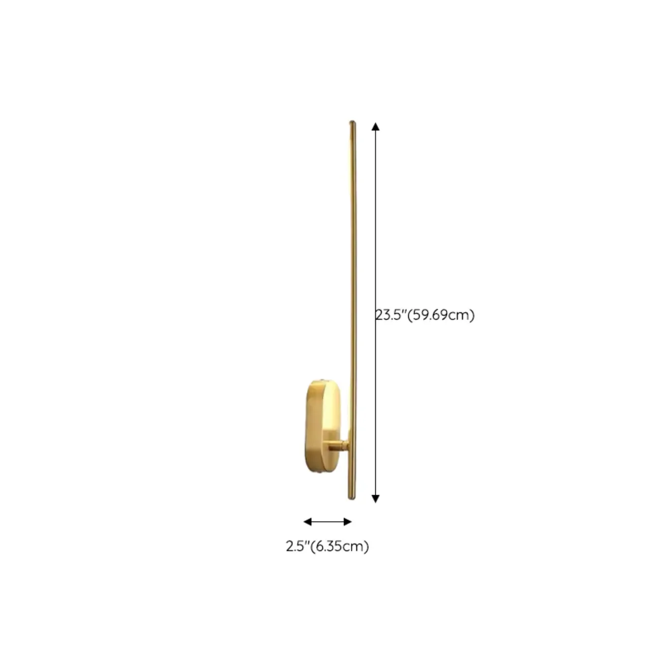 Minimalist Linear LED Vanity Light Bar for Bathroom Decro #size