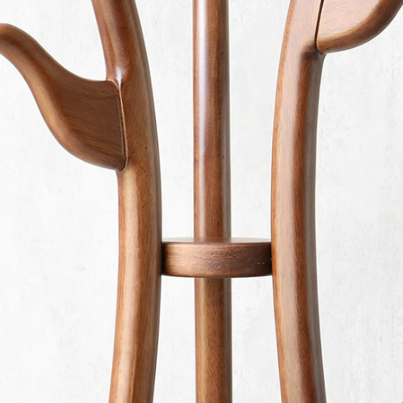 Modern Brown Freestanding Hall Tree with Hooks Image - 10 | homeyfad