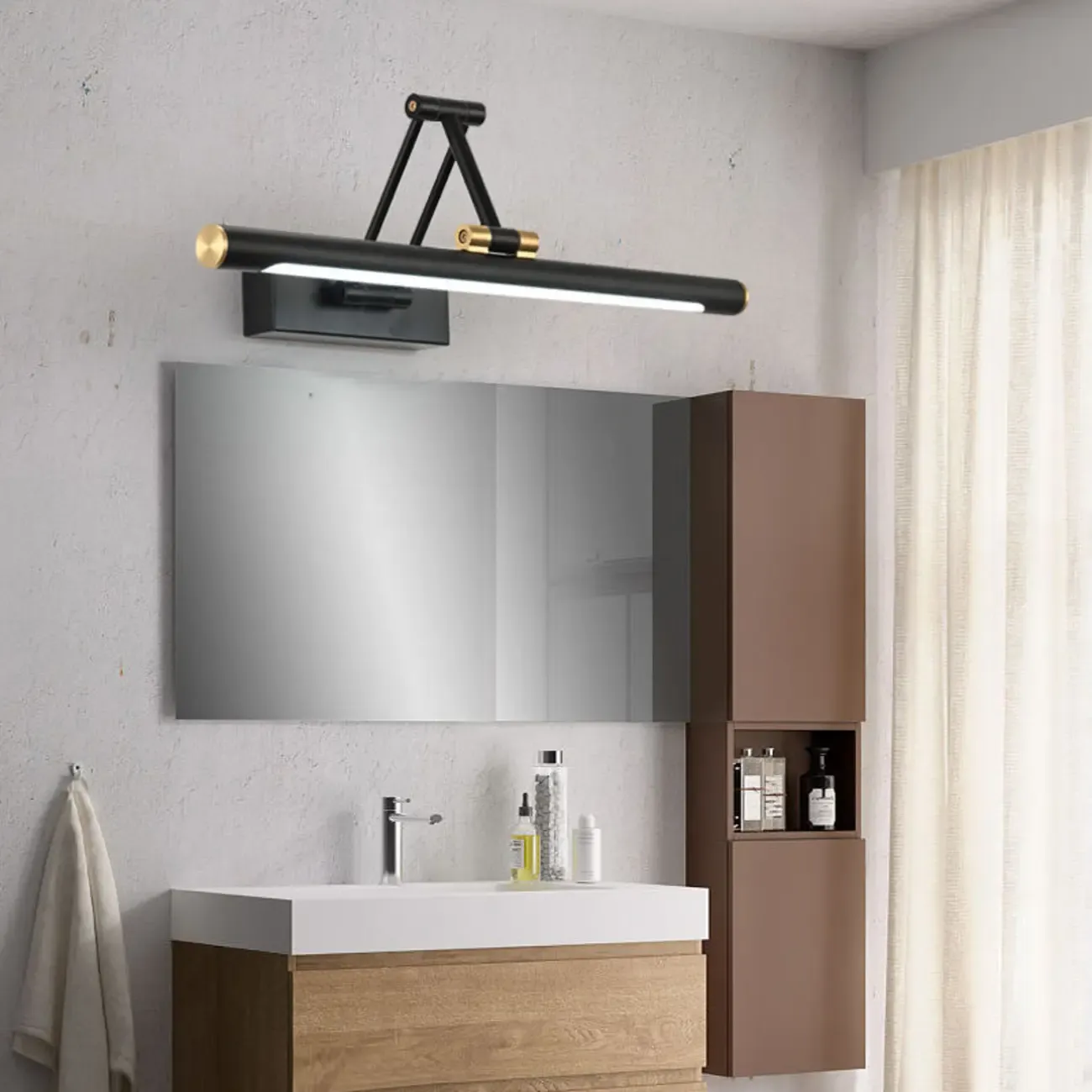 Minimalistic Linear LED Vanity Light Bar for Bathroom Decor Image - 5