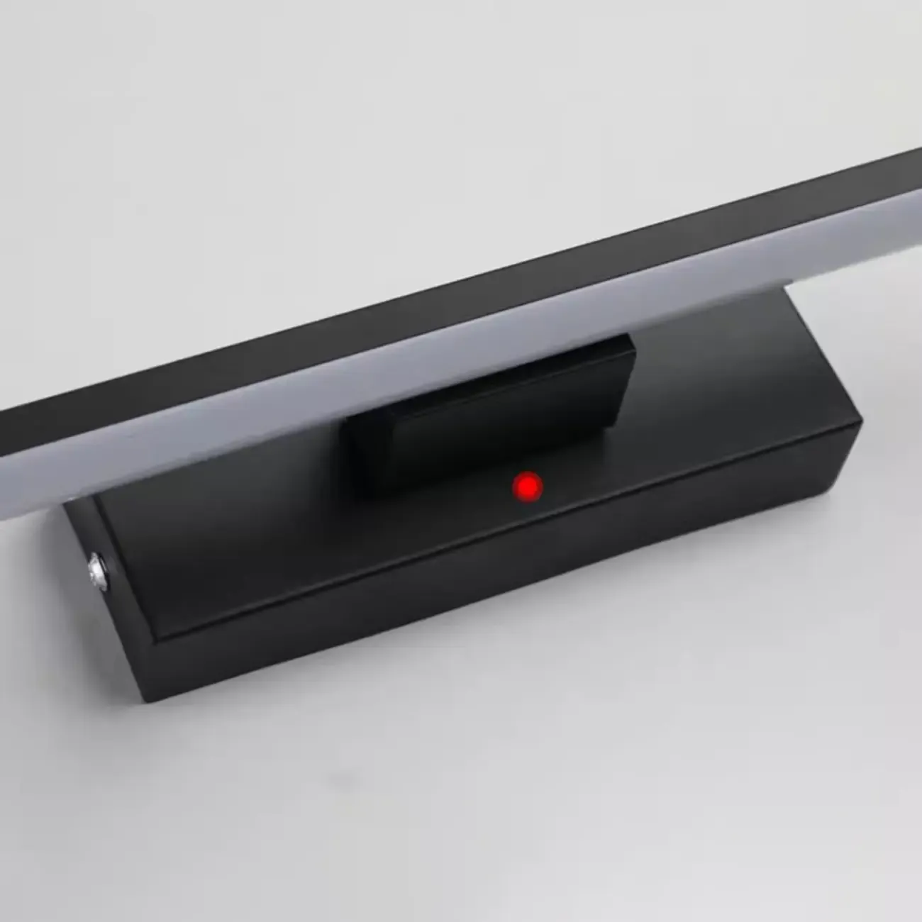 Linear Rotating Mini Vanity light with Silica Gel Shade Image - 12