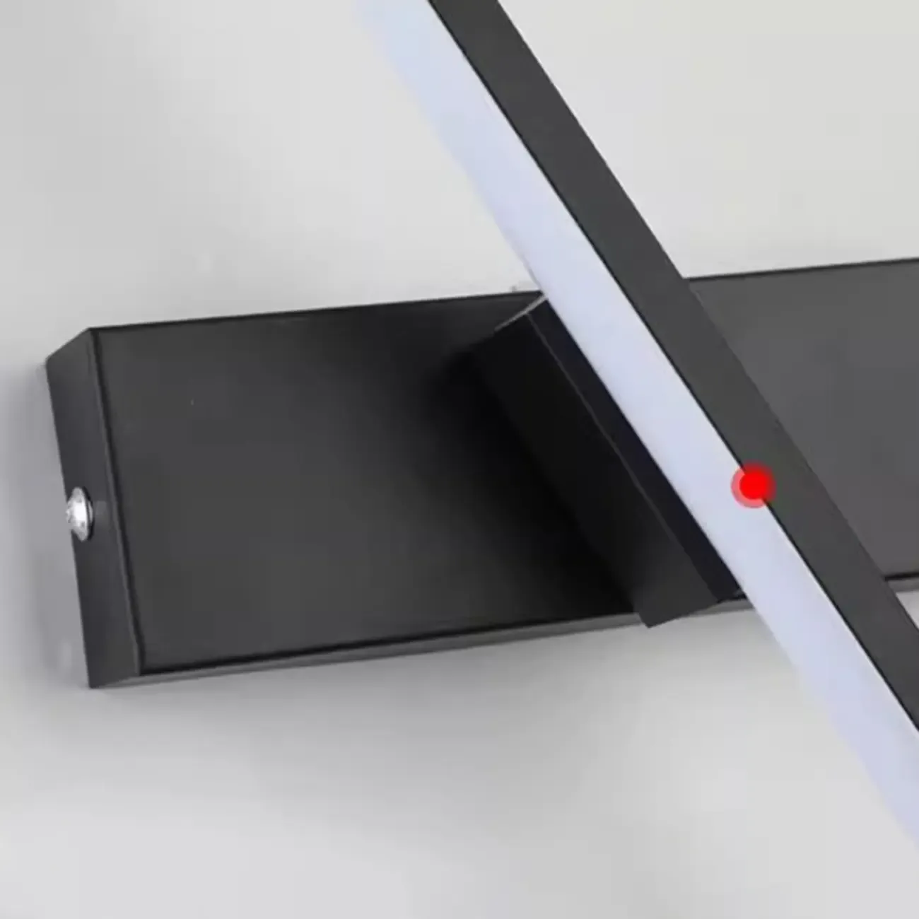 Linear Rotating Mini Vanity light with Silica Gel Shade Image - 13