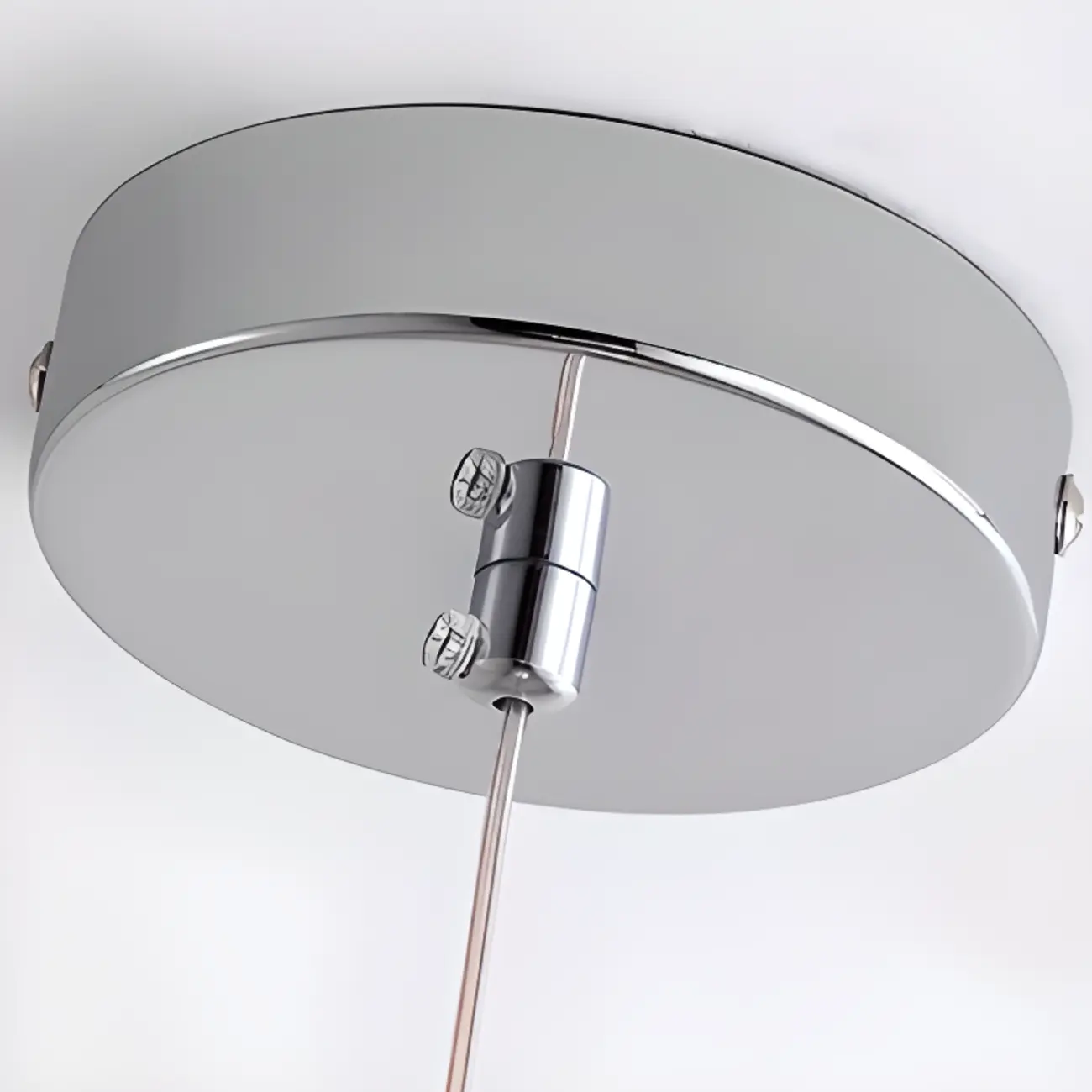 Modern Small White Globe LED Pendant Light for Living Room Image - 9 | homeyfad