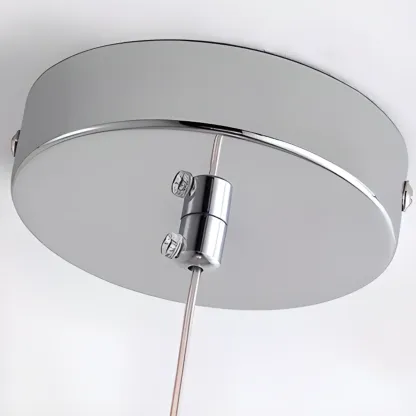 Modern Small White Globe LED Pendant Light for Living Room Image - 9