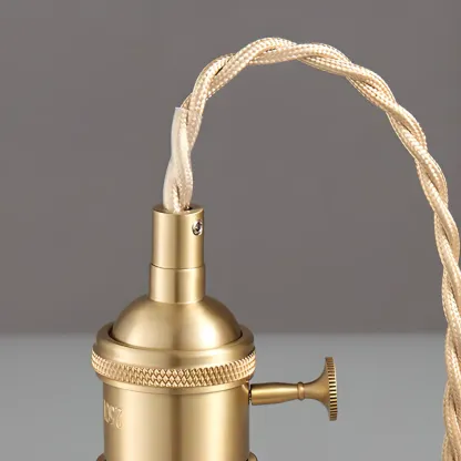 Modern Clear Glass Stripe Lampshade Pendant Light for Dining Room Image - 21