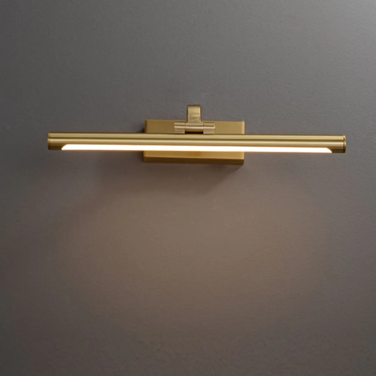 Gold Bathroom Linear Vanity Lights Fixture Over Mirror  Image - 6 | homeyfad