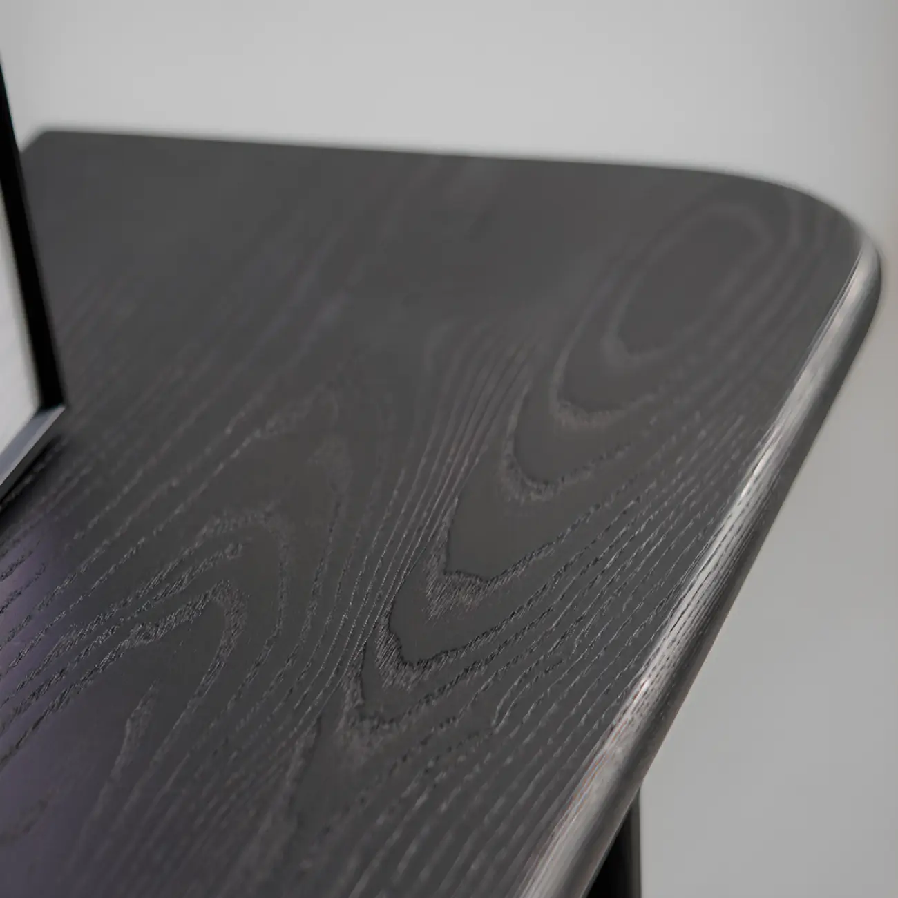 Modern Rectangle Black Ash Console Table Image - 7 | homeyfad