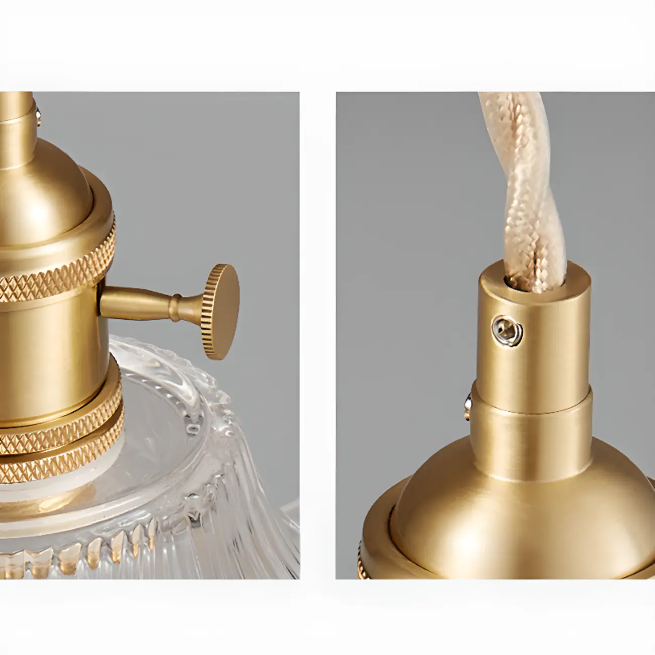 Modern Clear Glass Stripe Lampshade Pendant Light for Dining Room Image - 22 | homeyfad