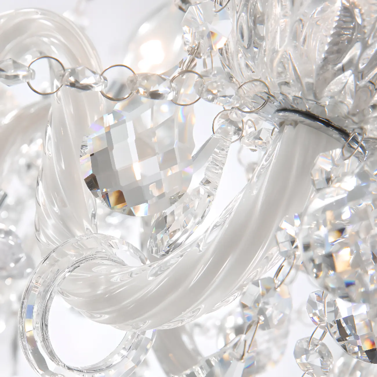 Modern Luxury Clear Crystal Chandeliers with Height-Adaptive Image - 12 | homeyfad