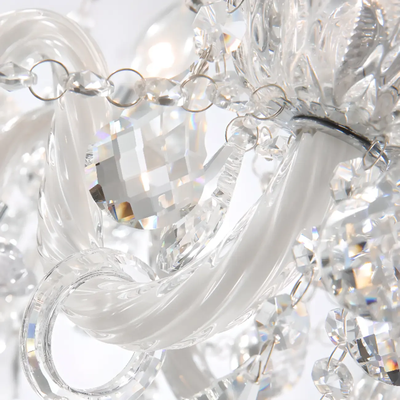 Modern Luxury Clear Crystal Chandeliers with Height-Adaptive Image - 12