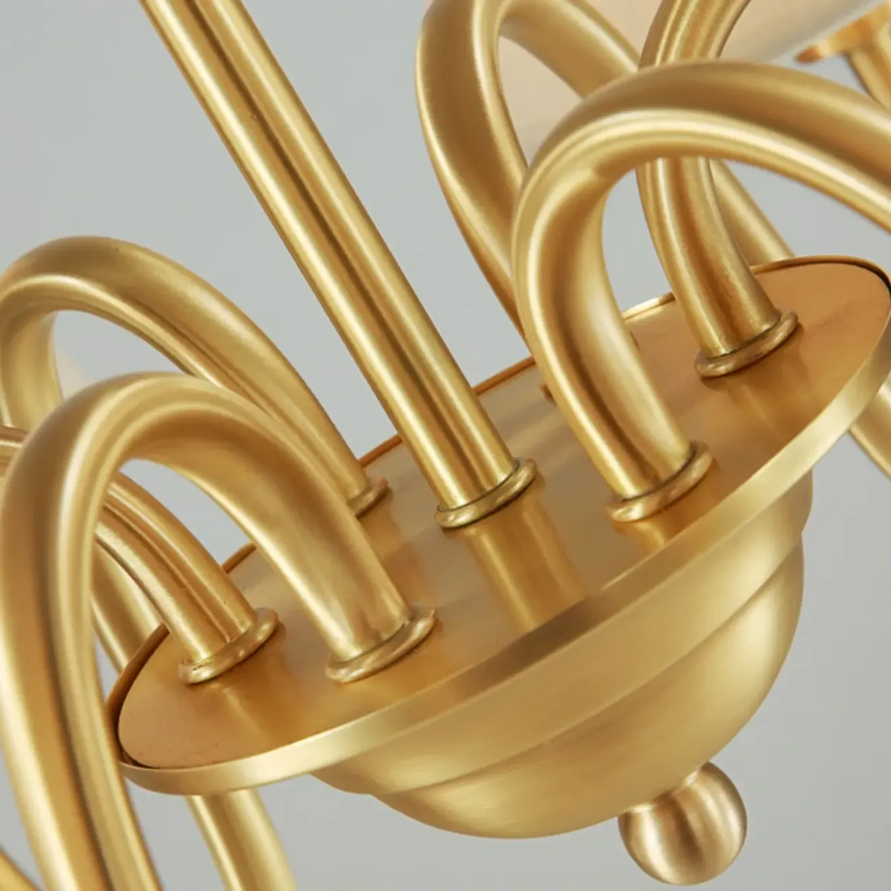 6-Light Modern Chain Fabric Chandelier for Dining Room Image - 14