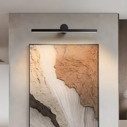 Minimalist Linear  Bathroom Vanity Light with Integrated LED Image - 1